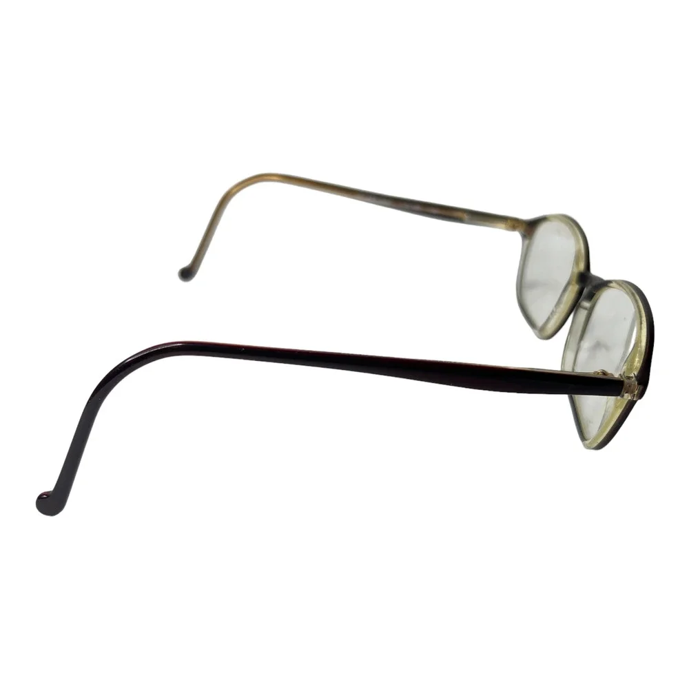Village By Marcolin Eyeglass Sunglass Frame Brown‎ Round 567 51-18 H3726